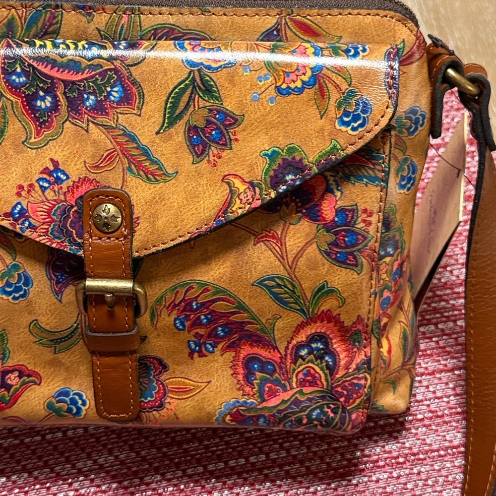 RARE NWT Patricia Nash French Tapestry Avellino Crossbody